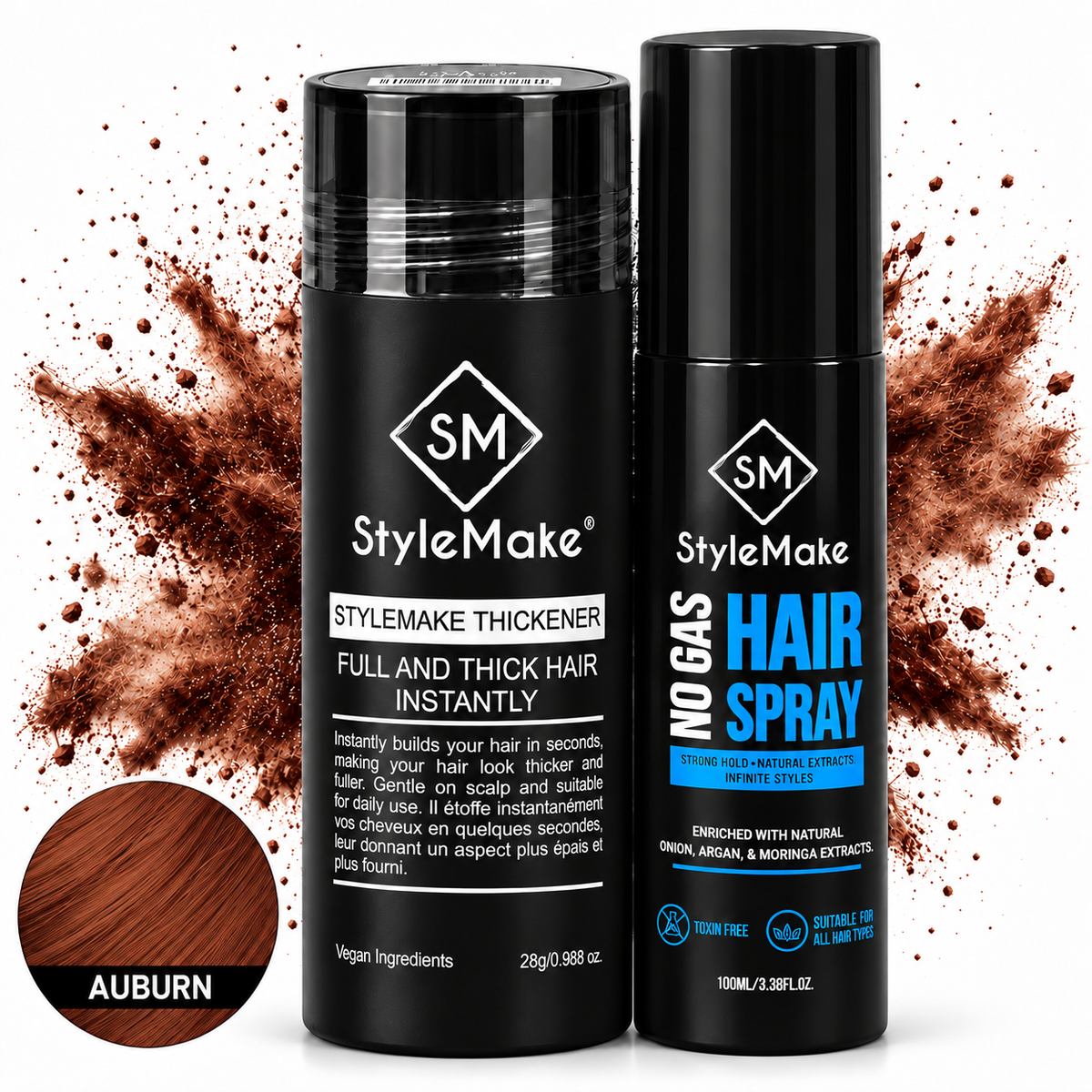 StyleMake Thickener Hair Building Fibers for Men & Women