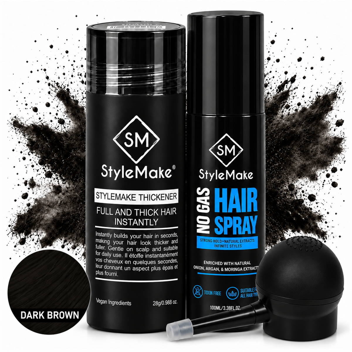 StyleMake Thickener Hair Building Fibers for Men & Women