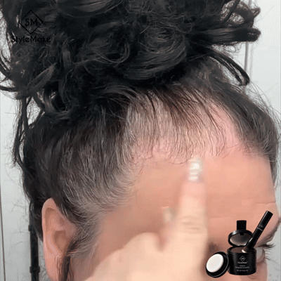 StyleMake Enrich Hairline Root Touch Up Density Powder 4g + Brush (Shi ...