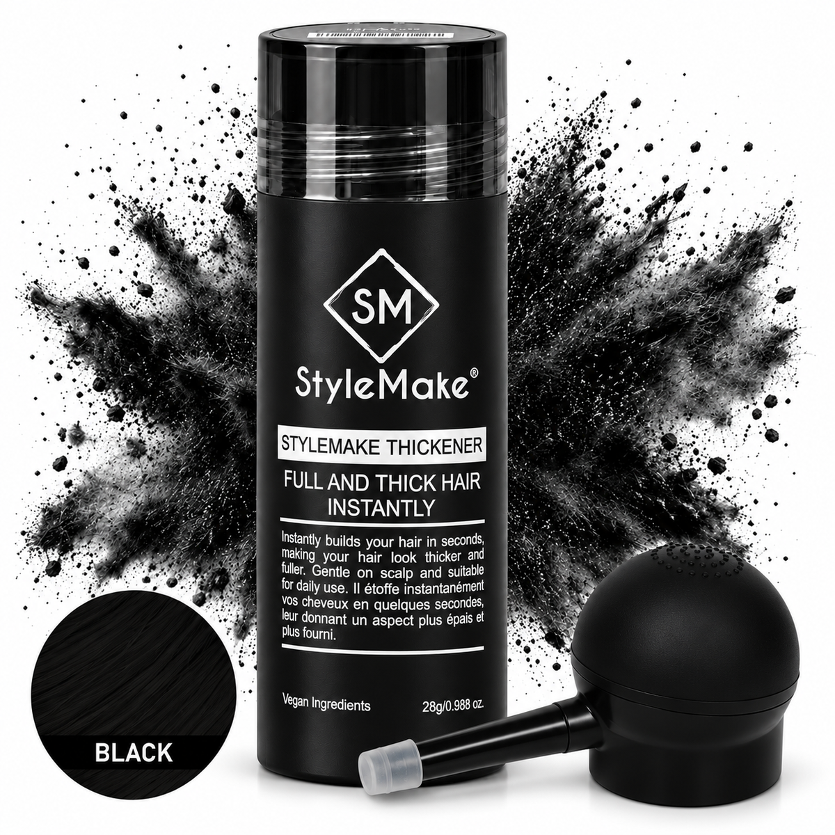 StyleMake Thickener Hair Building Fibers for Men & Women