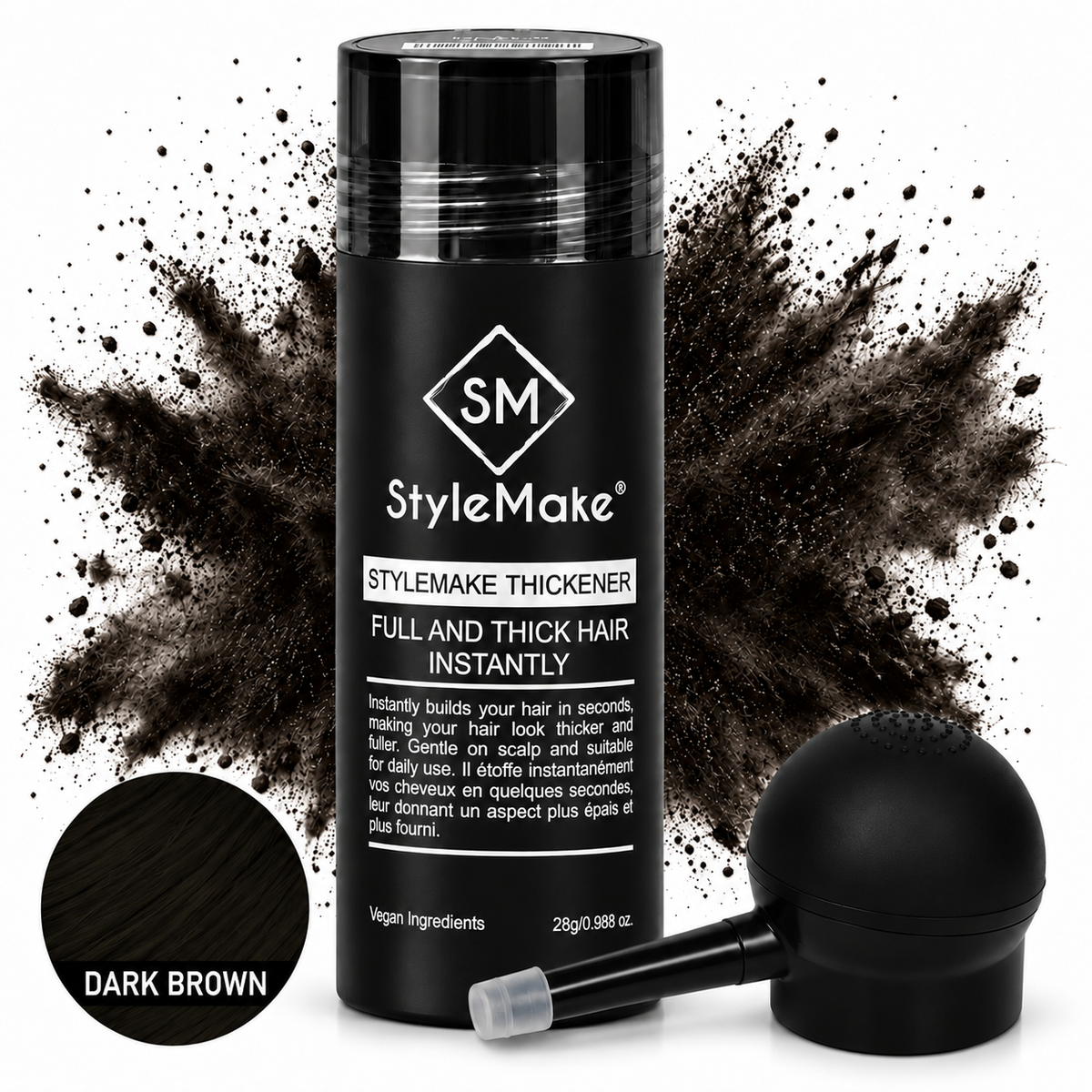 StyleMake Thickener Hair Building Fibers for Men & Women