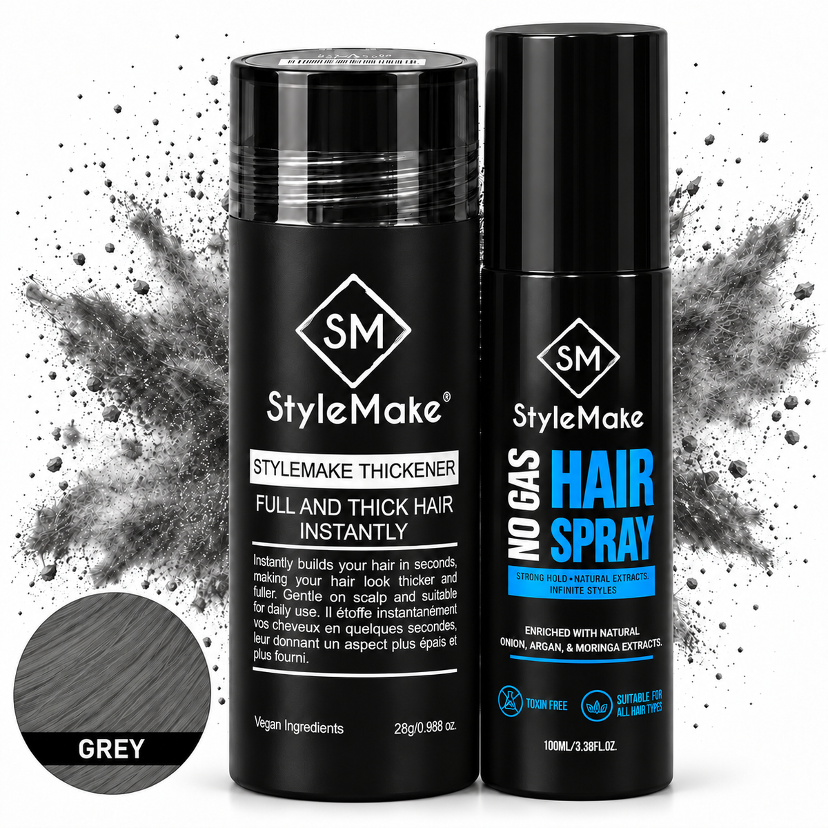 StyleMake Thickener Hair Building Fibers for Men & Women