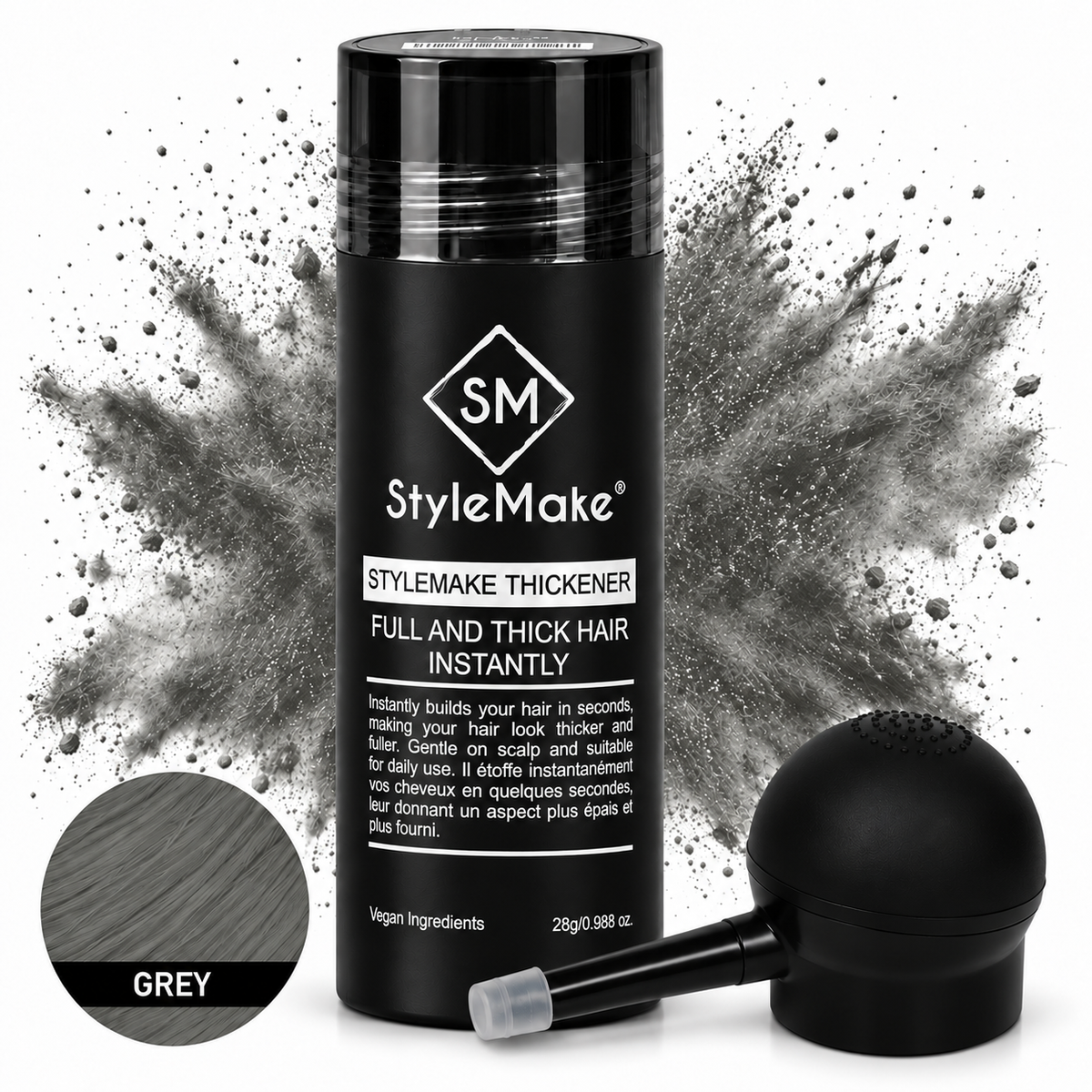StyleMake Thickener Hair Building Fibers for Men & Women