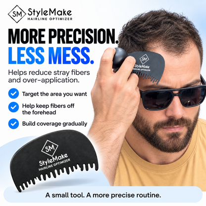 StyleMake Hairline Optimizer | Precision Guide for StyleMake Thickener Hair Fibers
