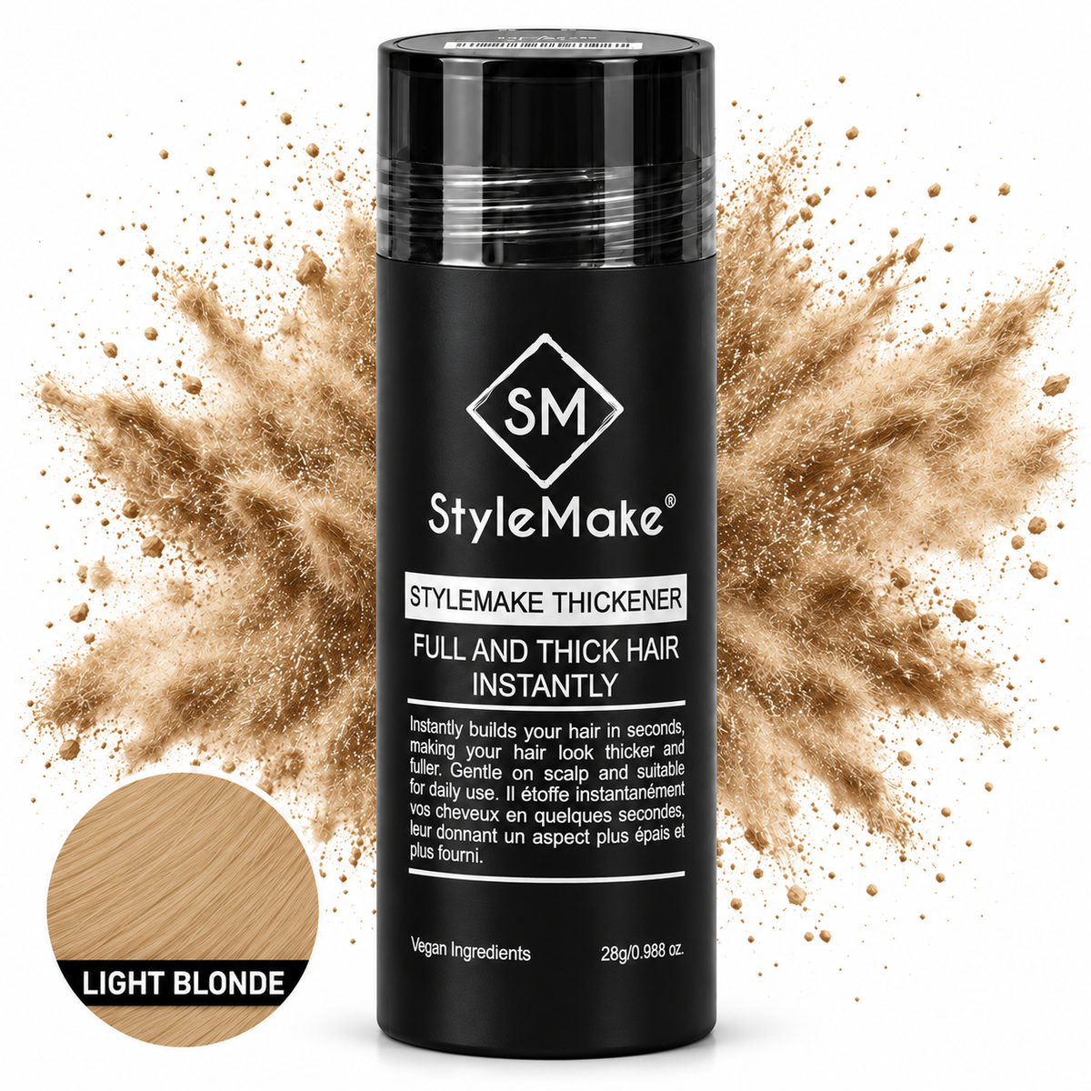 StyleMake Thickener Hair Building Fibers for Men & Women