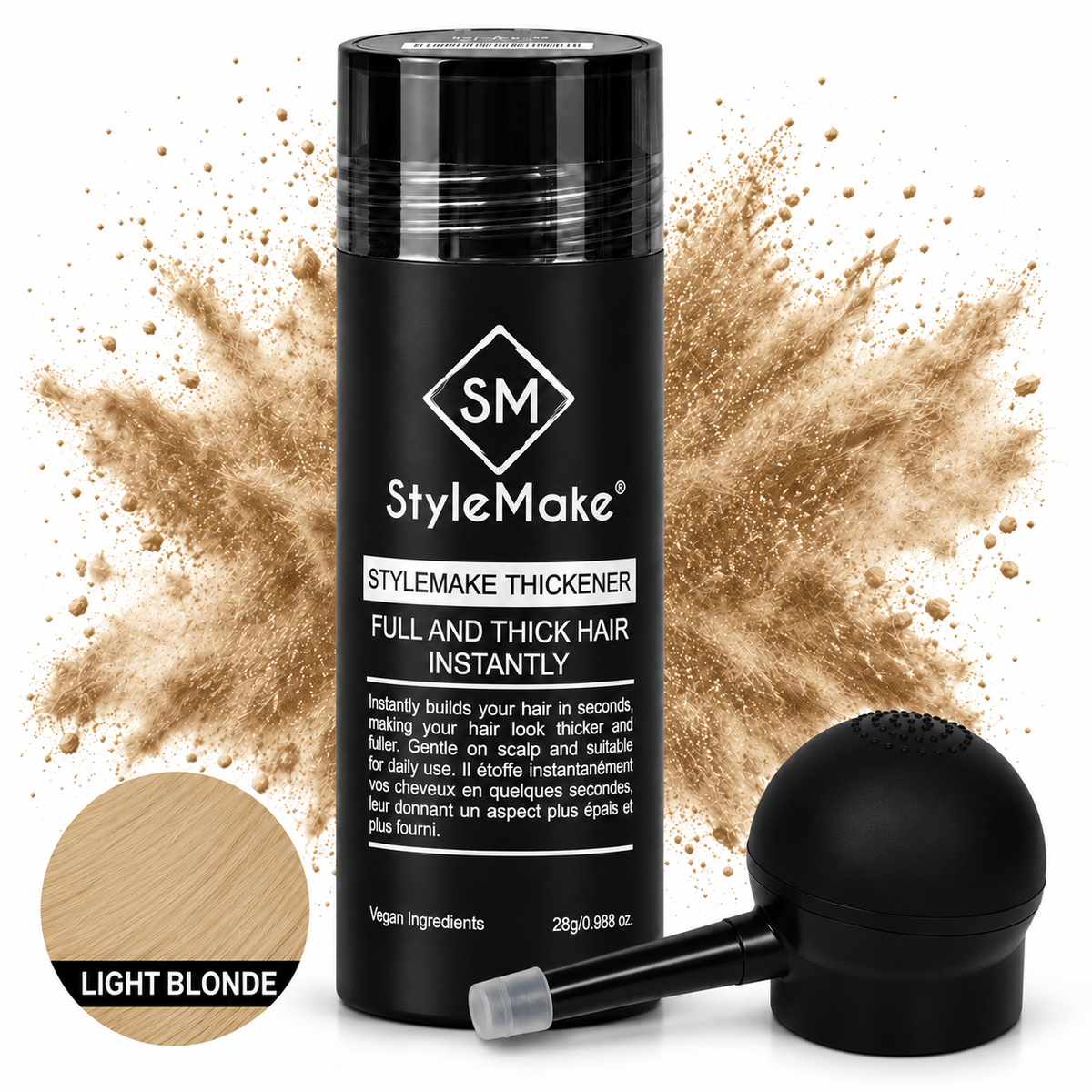 StyleMake Thickener Hair Building Fibers for Men & Women