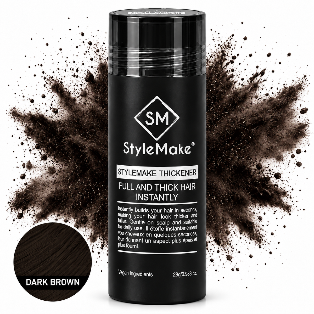 StyleMake Thickener Hair Building Fibers for Men & Women