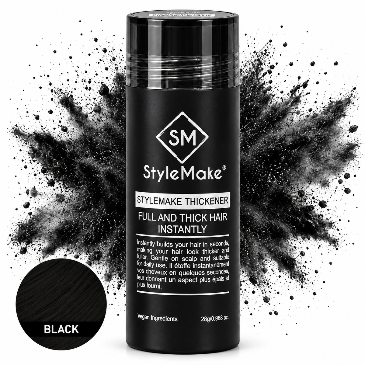 StyleMake Thickener Hair Building Fibers for Men & Women