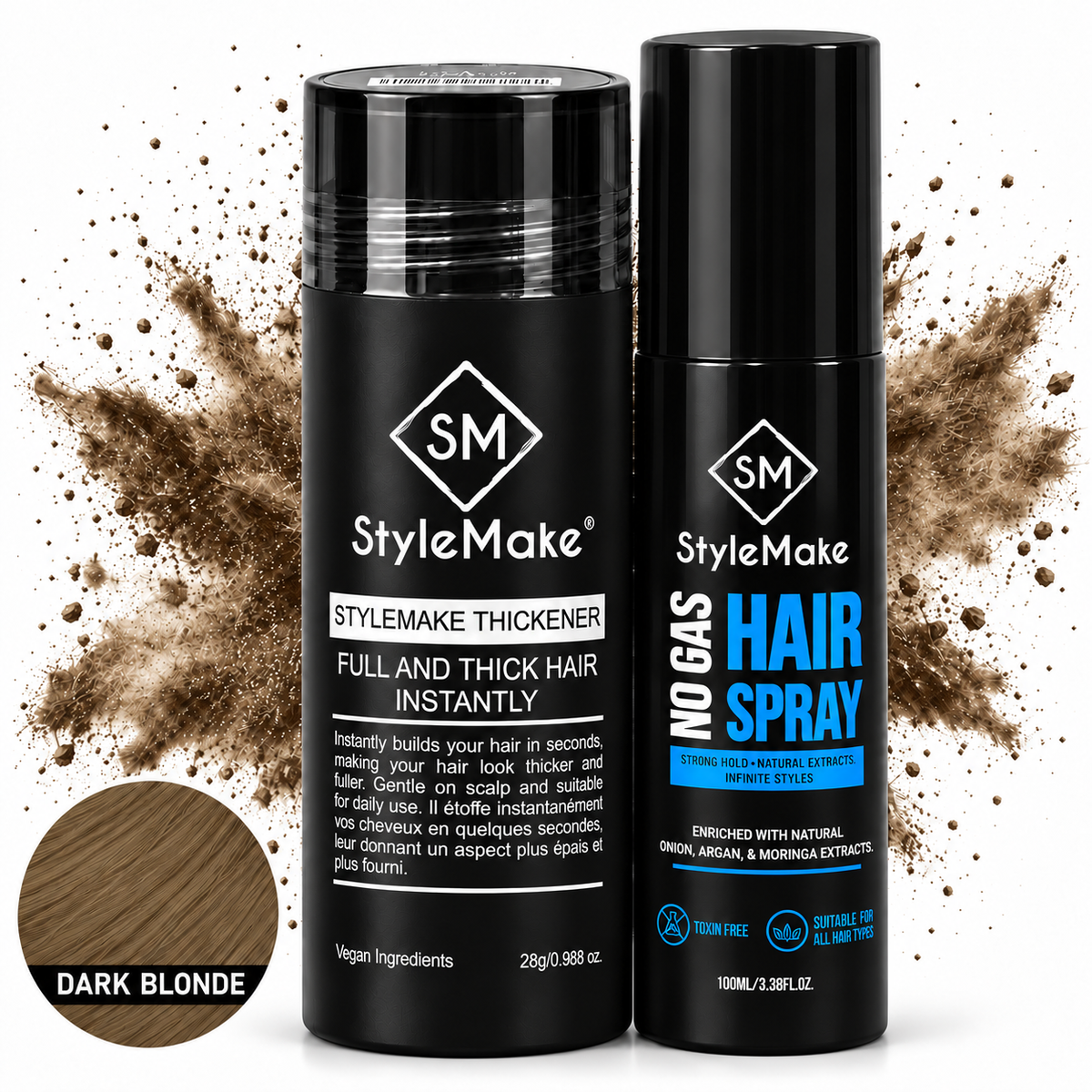 StyleMake Thickener Hair Building Fibers for Men & Women