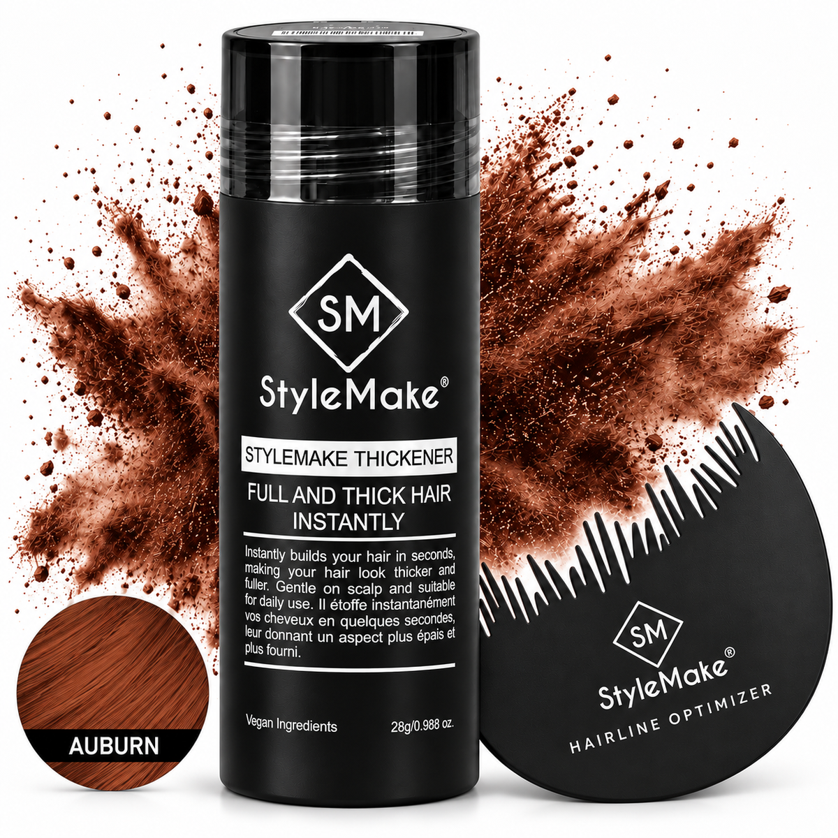 StyleMake Thickener Hair Building Fibers for Men & Women