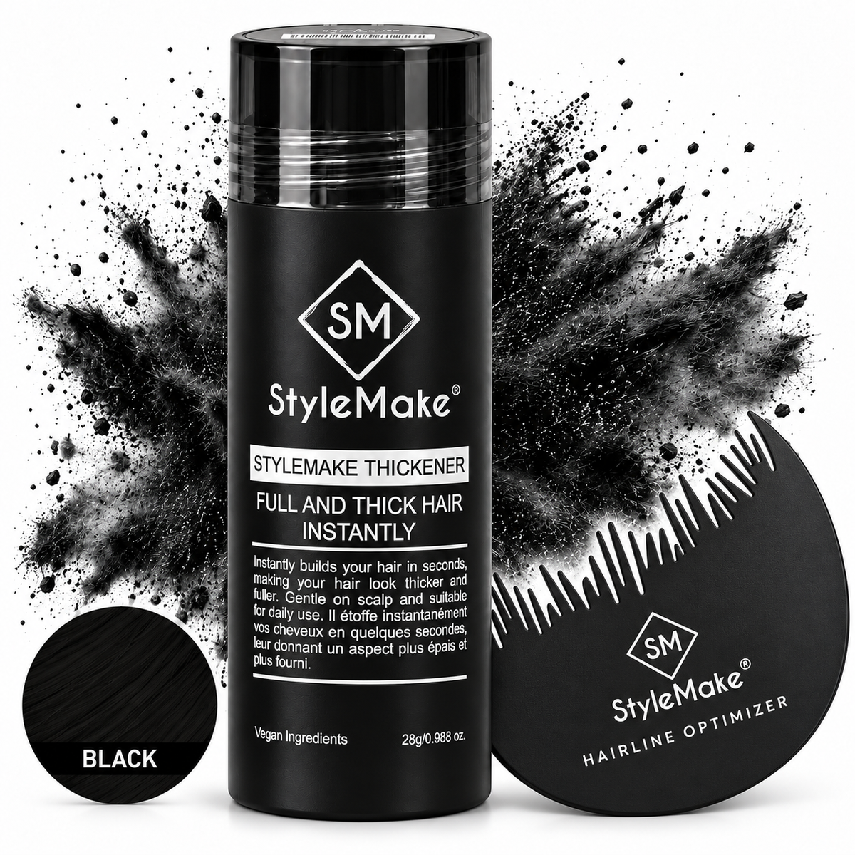 StyleMake Thickener Hair Building Fibers for Men & Women
