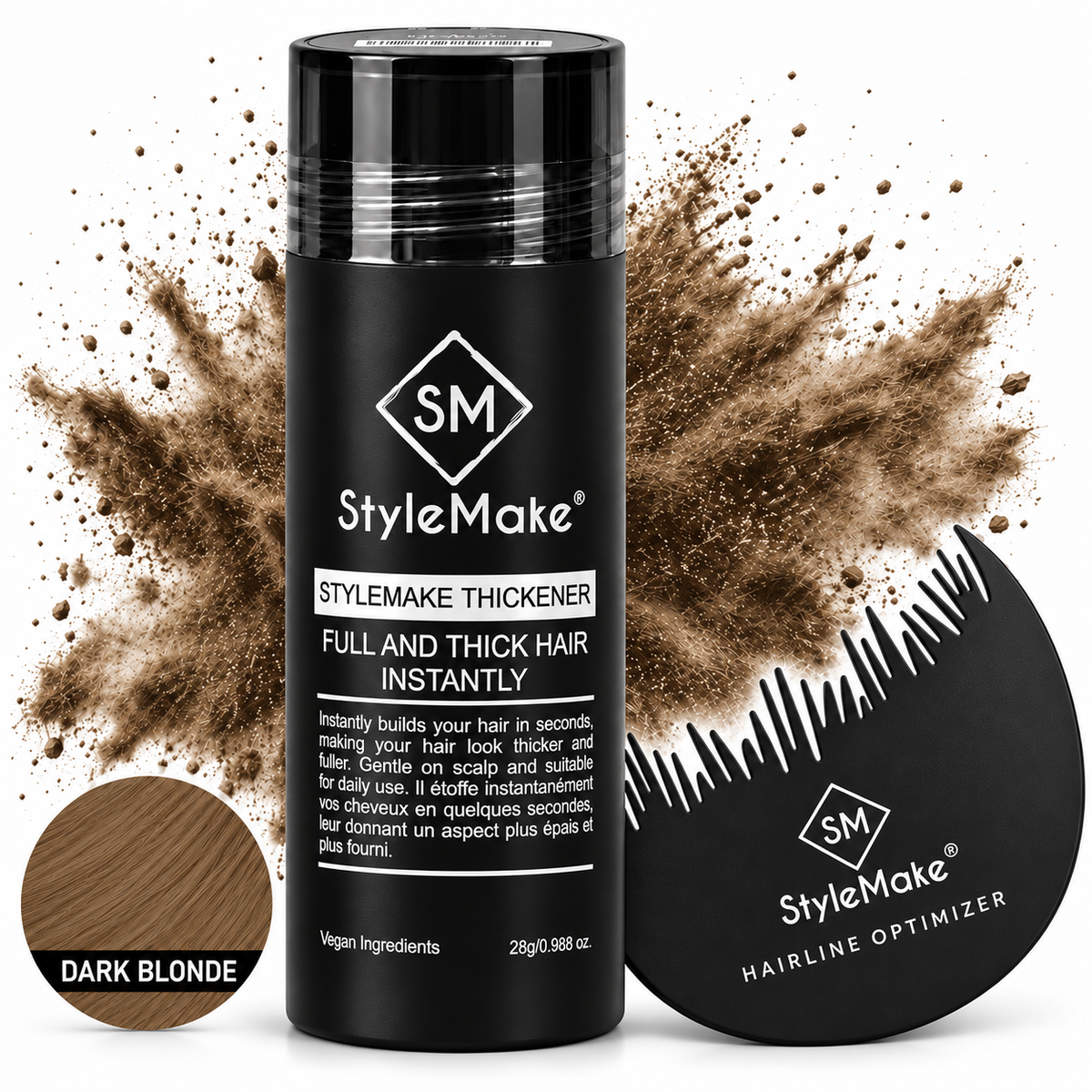 StyleMake Thickener Hair Building Fibers for Men & Women