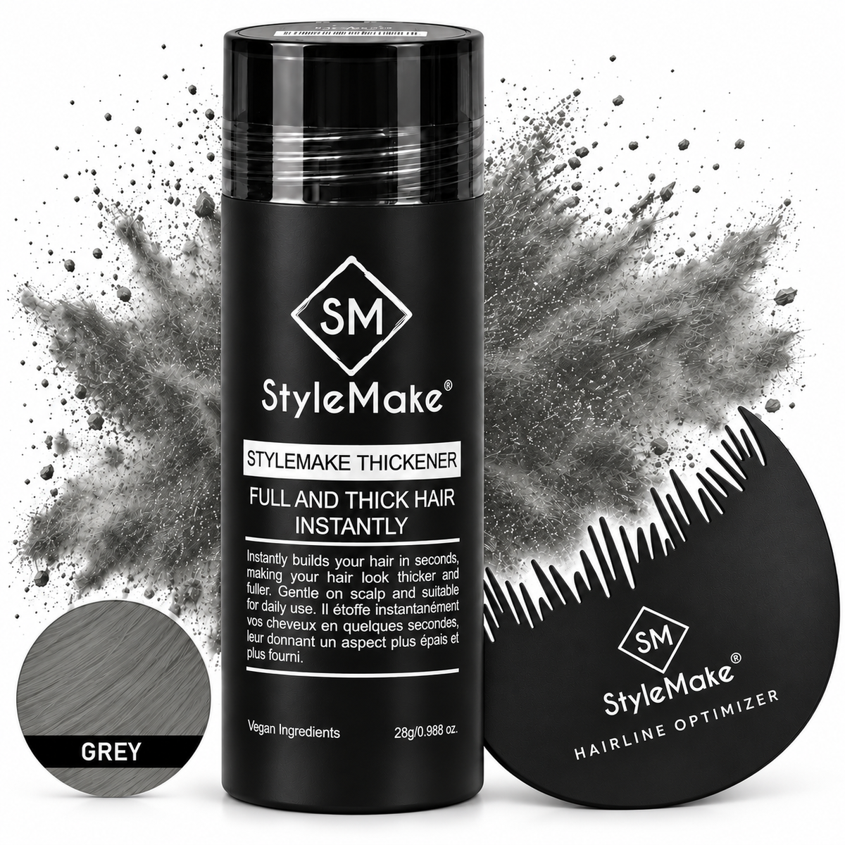 StyleMake Thickener Hair Building Fibers for Men & Women