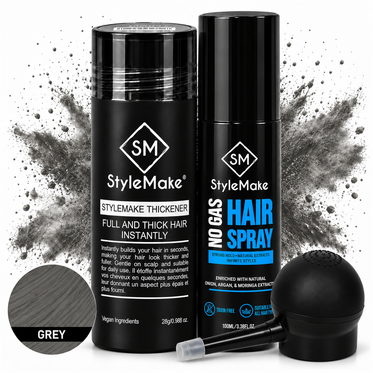 StyleMake Thickener Hair Building Fibers for Men & Women