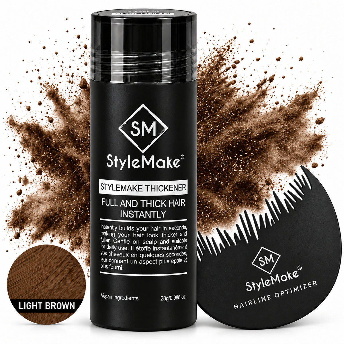 StyleMake Thickener Hair Building Fibers for Men & Women